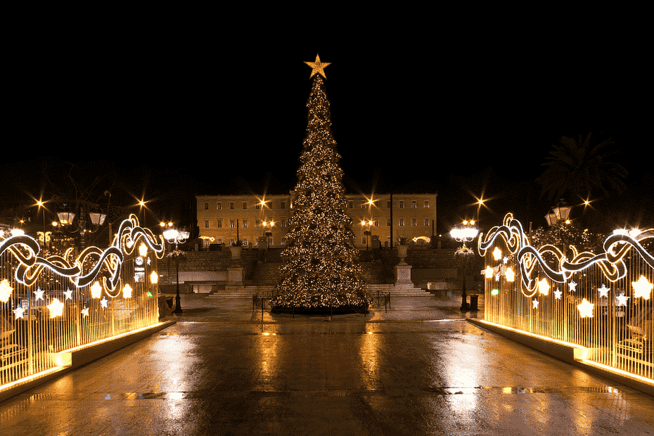 winter in athens