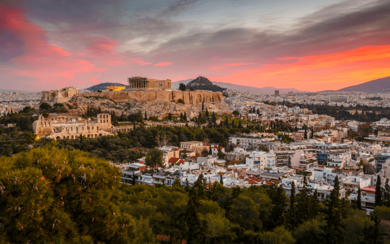 העיר אתונה ביוון